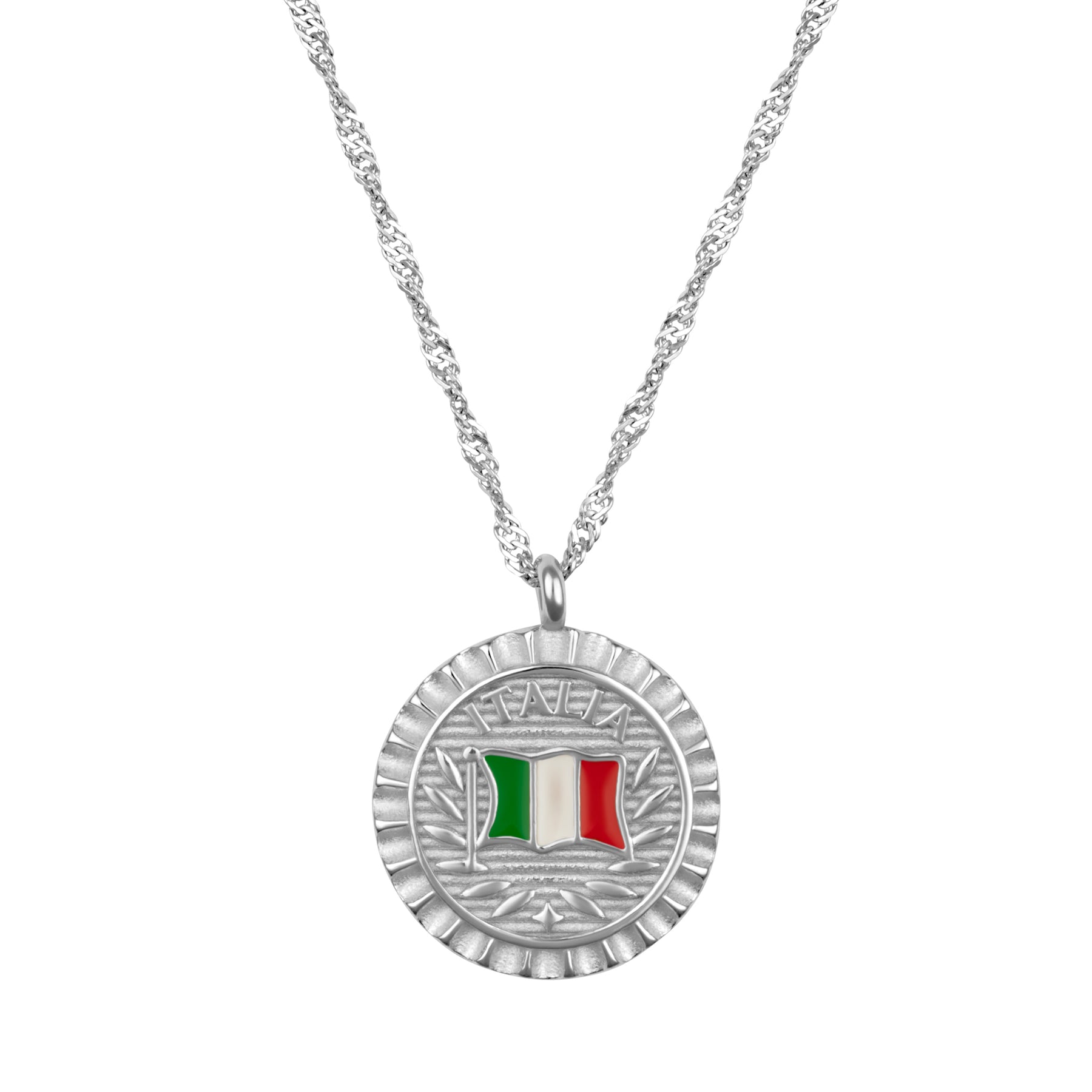 Italien Flaggen Kette | Damen