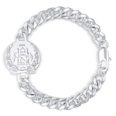 Afghanistan Herrenarmband Silber
