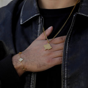 Kosovo Landkartenkette Matt | Herren