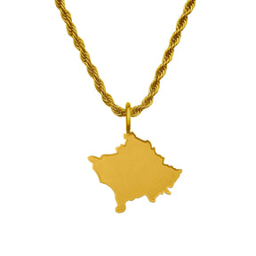Kosovo Landkartenkette Matt | Herren