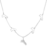 Kurdistan 5-Anhänger Kette | Damen
