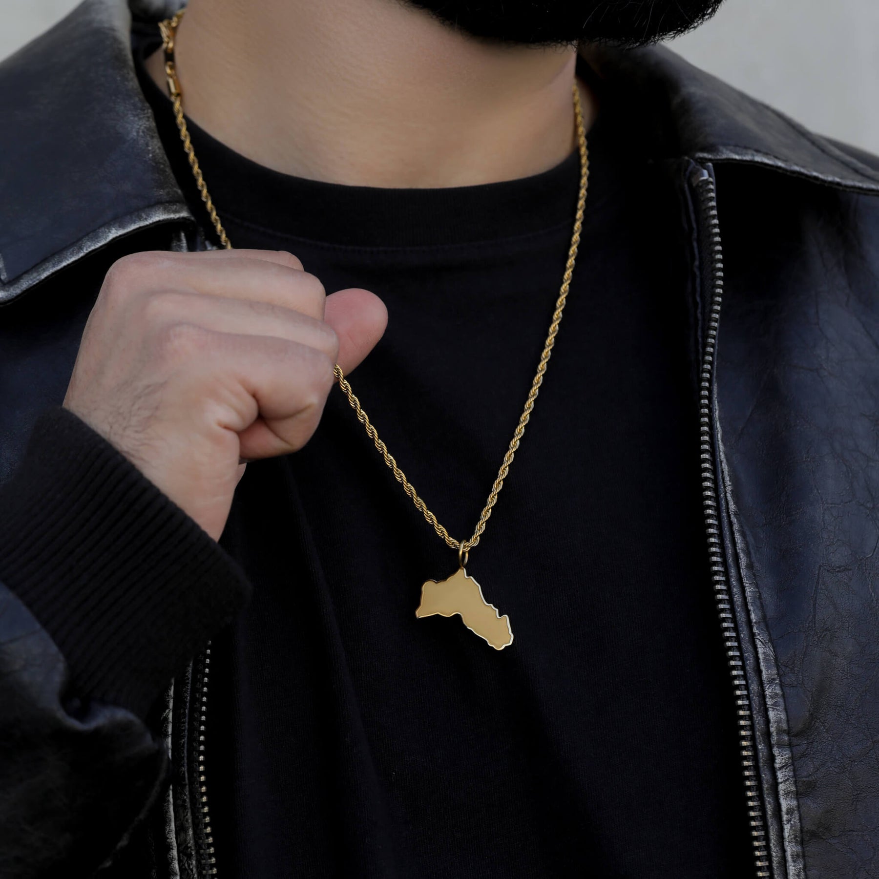 Kurdistan Landkartenkette Matt | Herren