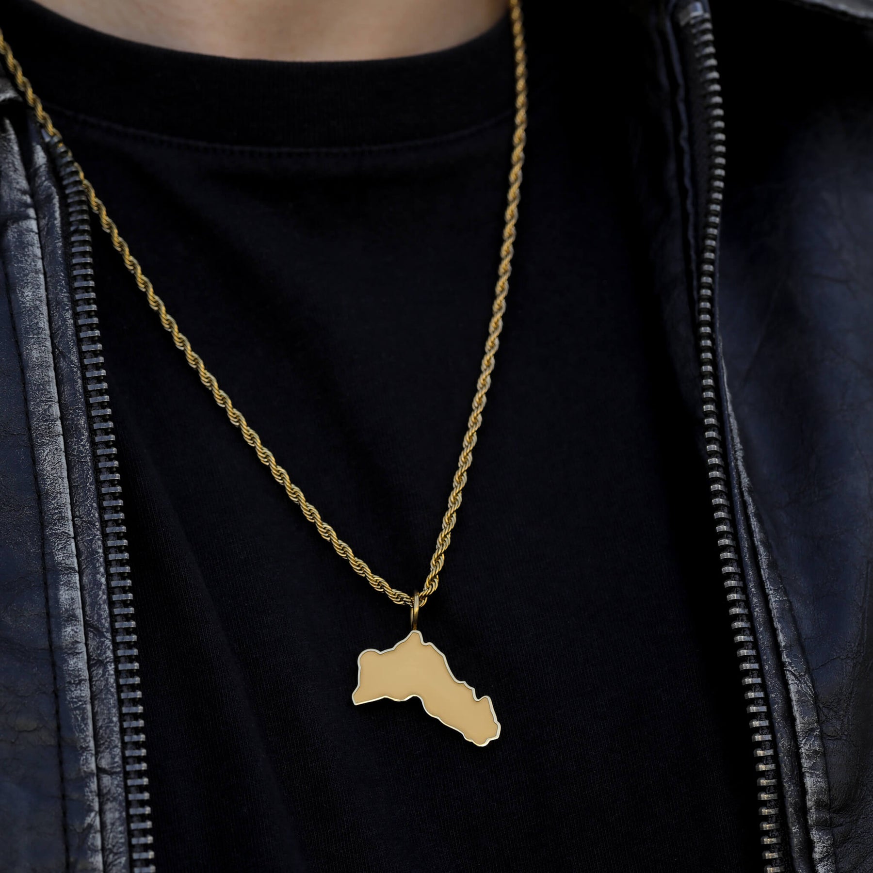 Kurdistan Landkartenkette Matt | Herren
