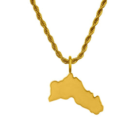 Kurdistan Landkartenkette Matt | Herren