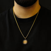 Kurdistan Wappen Kette Herren am Model