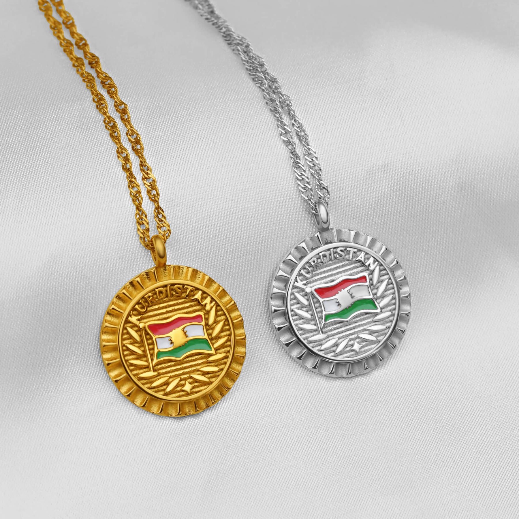 Kurdistan Flaggen Kette | Damen