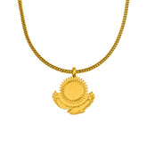 Kasachstan Wappen Kette Herren Gold vergoldet | d'origine