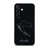 Kroatien Handyhülle Samsung S24 Silhouette Schutzhülle | d'origine