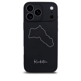 Kurdistan phone case for iPhone 17 Pro – back with map and lettering