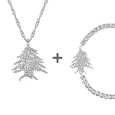 Libanon Wappen Schmuck Set Damen | d'origine