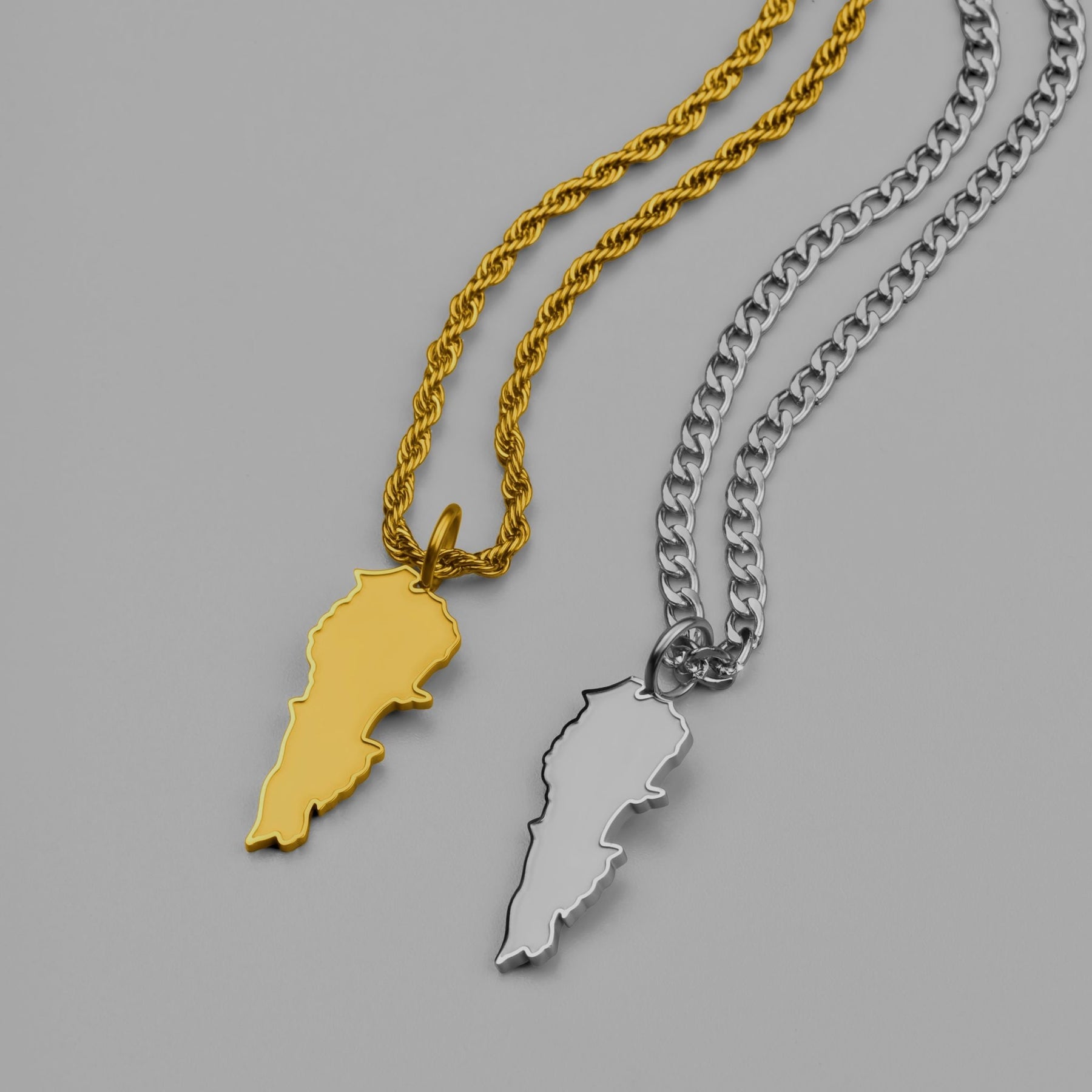 Libanon Landkartenkette Matt | Herren