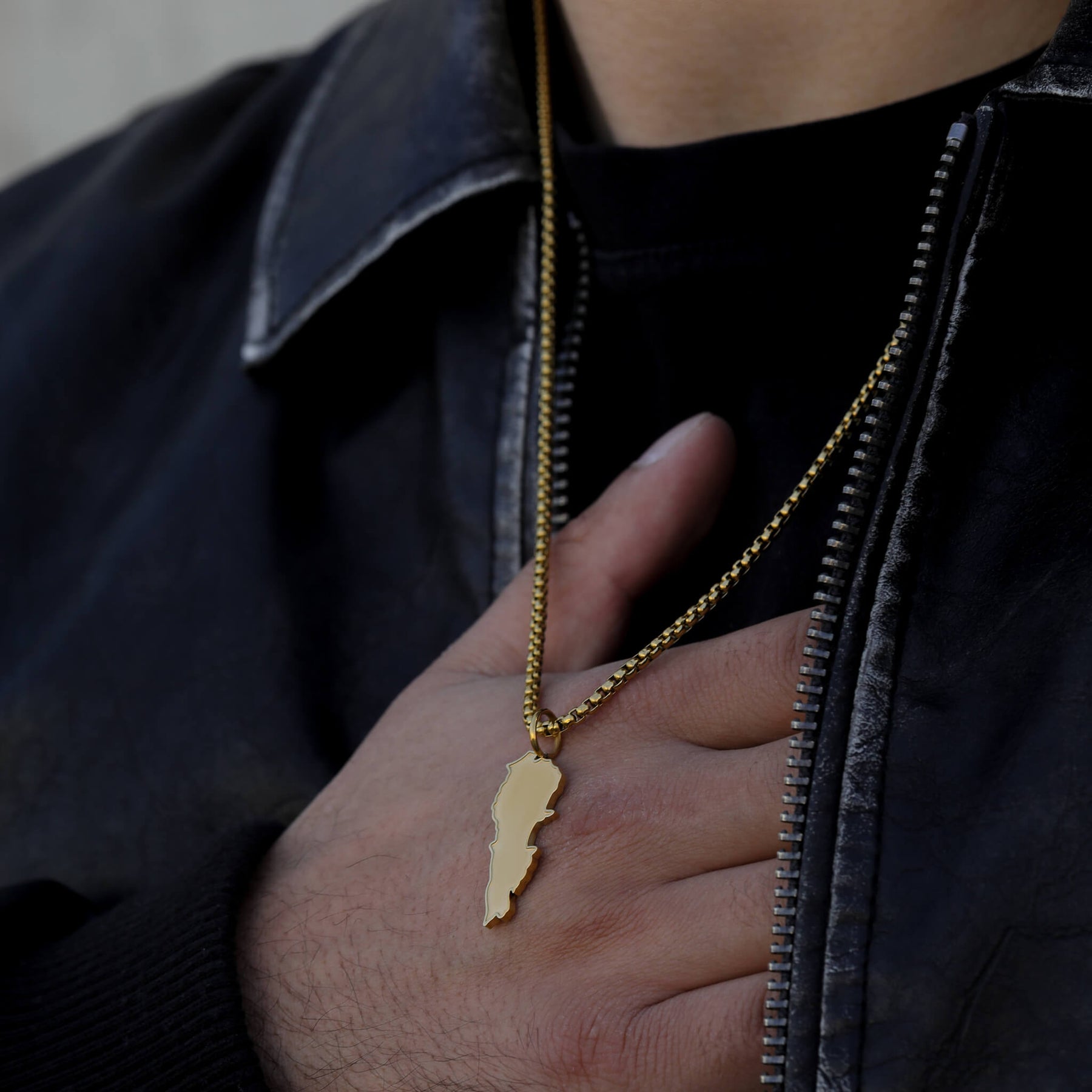 Libanon Landkartenkette Matt | Herren