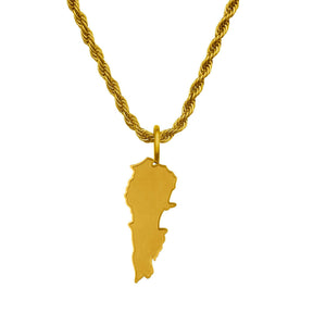 Libanon Landkartenkette Matt | Herren