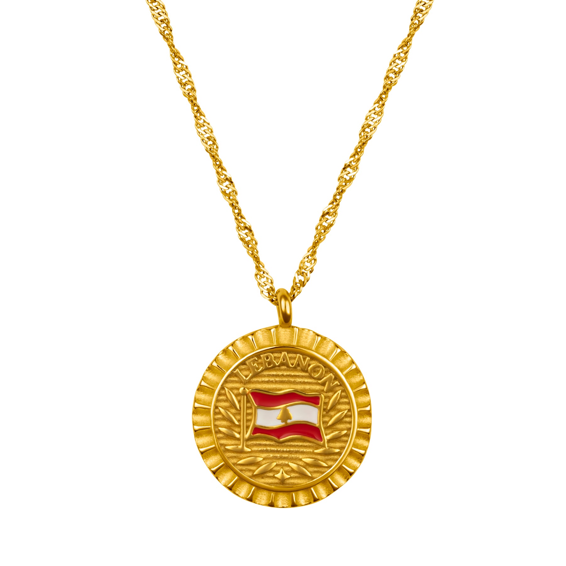 Libanon Flaggen Kette | Damen