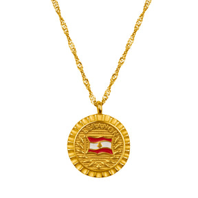 Libanon Flaggen Kette | Damen