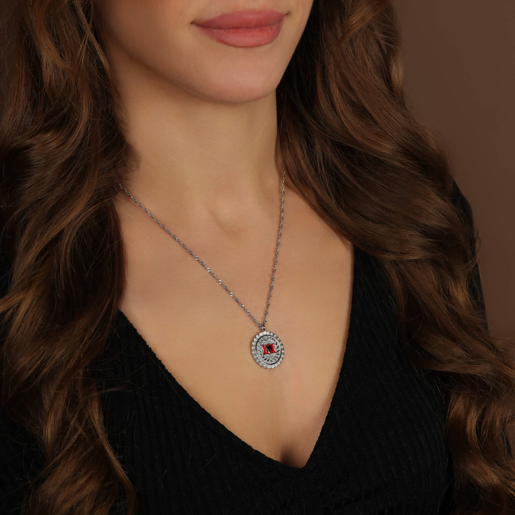 Albanien Flaggen Kette | Damen