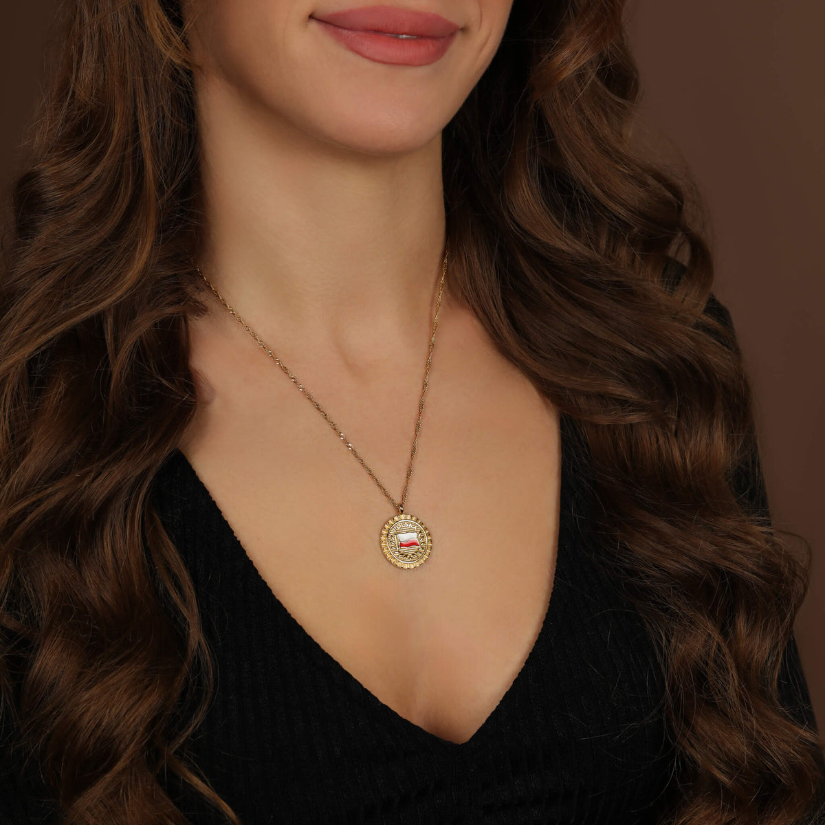 Polen Flaggen Kette | Damen