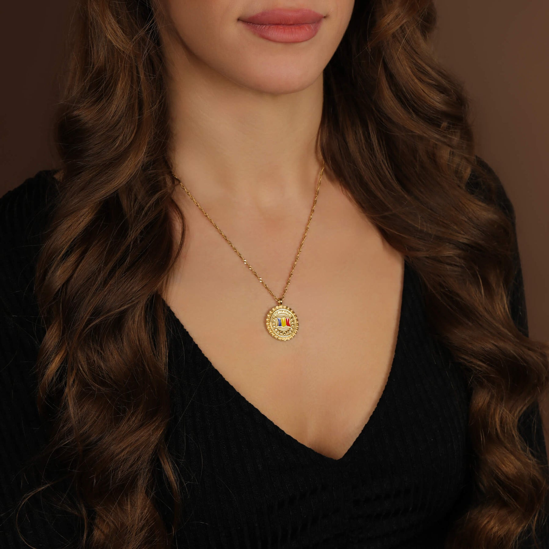 Romania Flag Necklace | Women