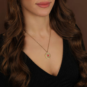 Türkiye Flag Necklace | Women