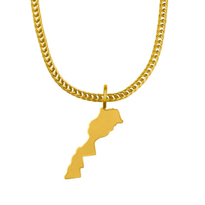 Marokko Landkartenkette Matt | Herren