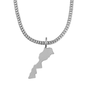 Marokko Landkartenkette Matt | Herren