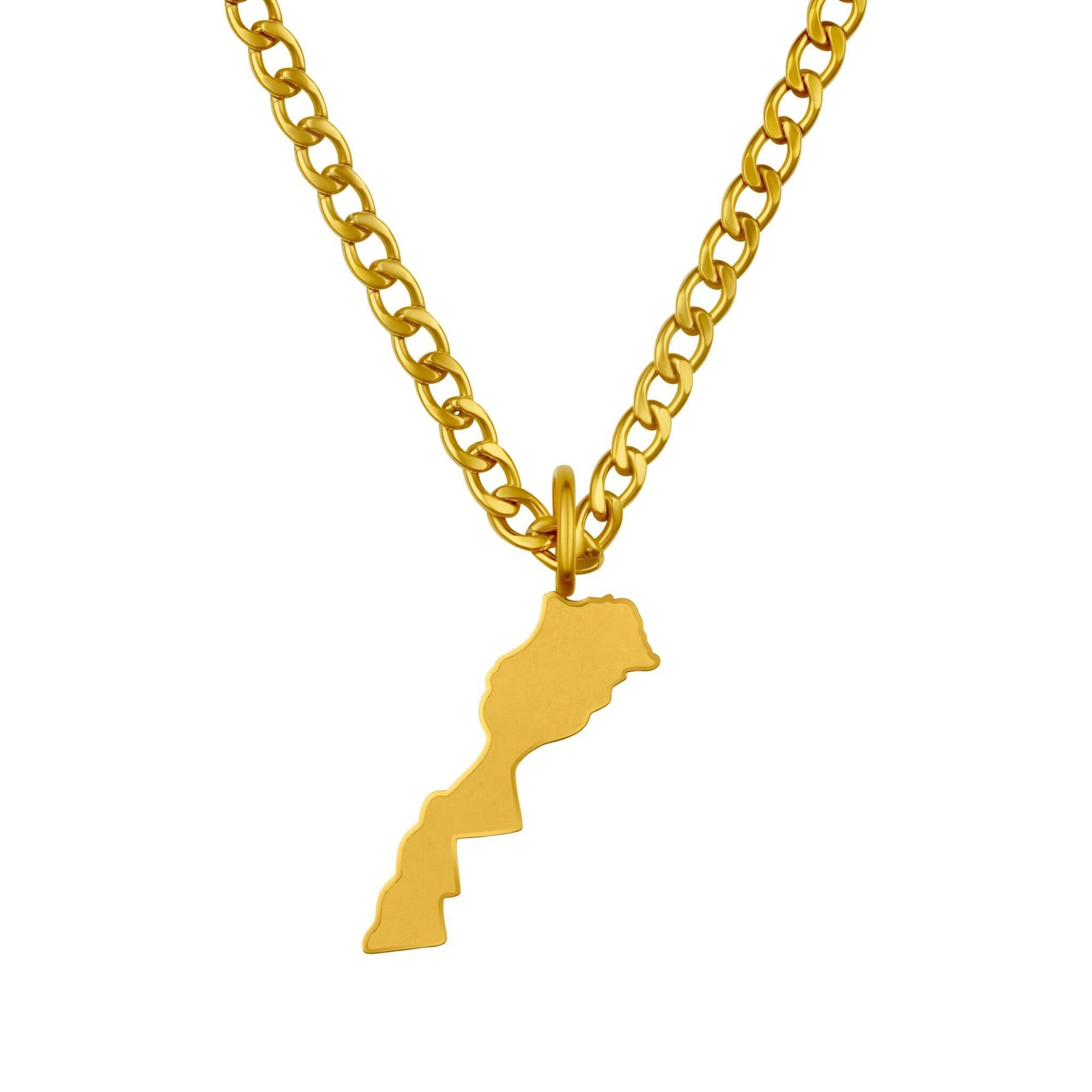 Marokko Landkartenkette Matt | Herren