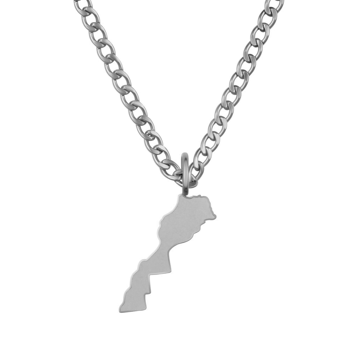 Marokko Landkartenkette Matt | Herren