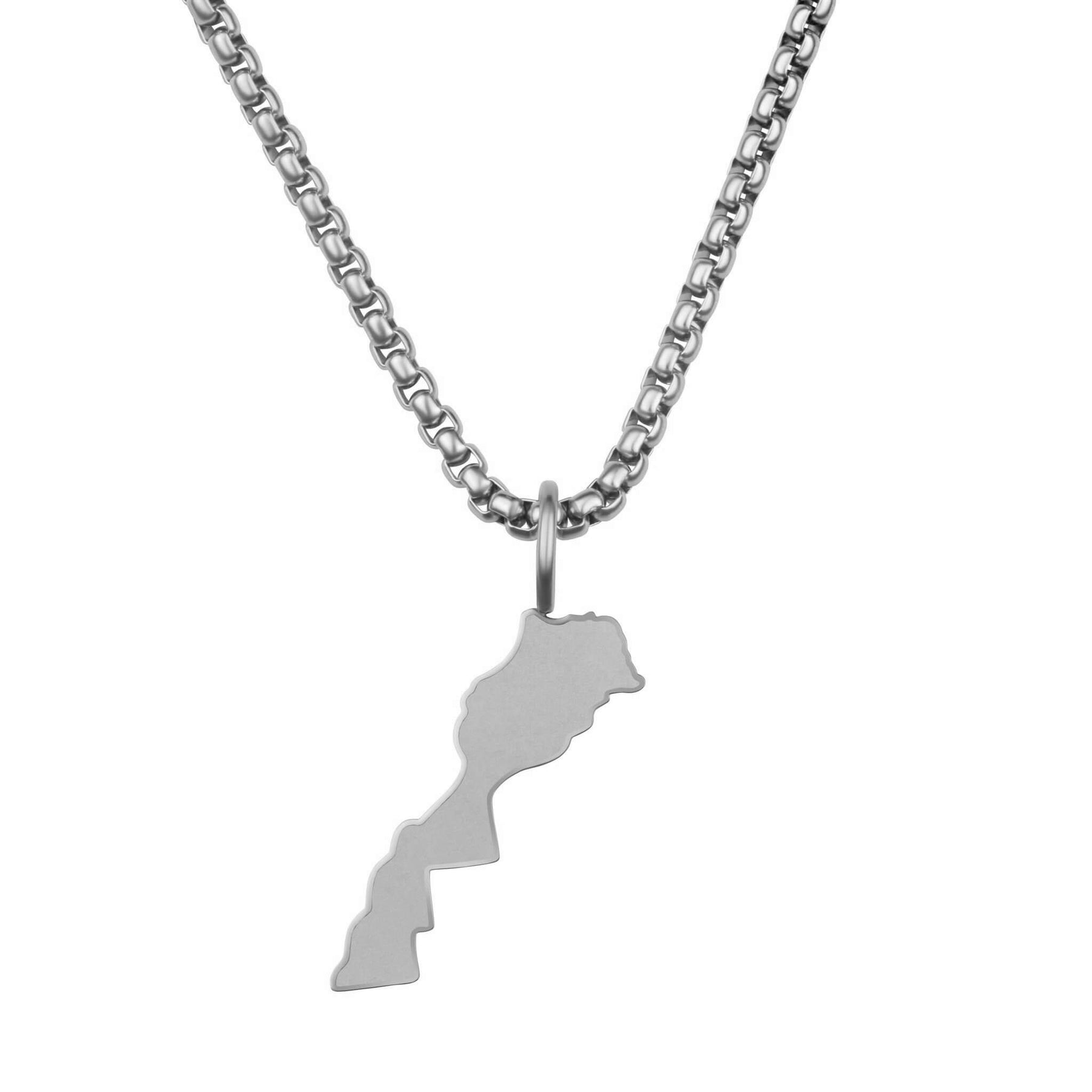Marokko Landkartenkette Matt | Herren