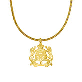 Marokko Wappen Kette Herren Gold vergoldet | d'origine
