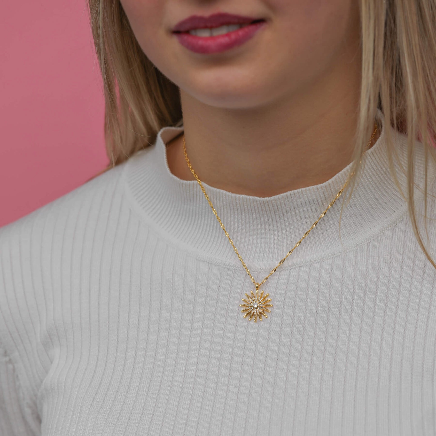 Mazedonien Wappen Kette | Damen