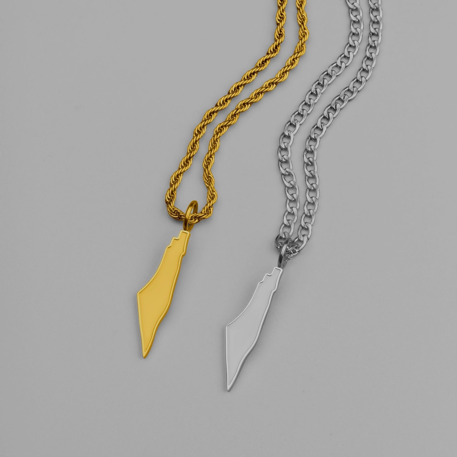 Palästina Landkartenkette Matt | Herren