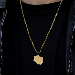 Polen Landkartenkette Matt | Herren