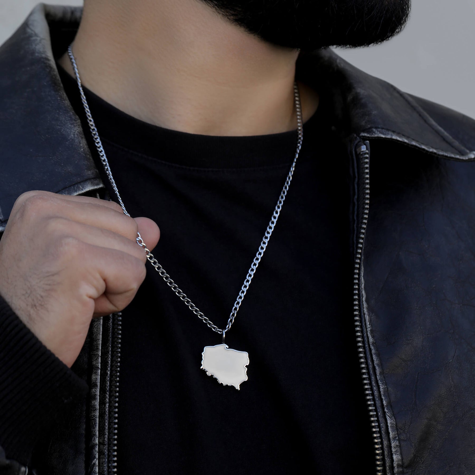 Polen Landkartenkette Matt | Herren