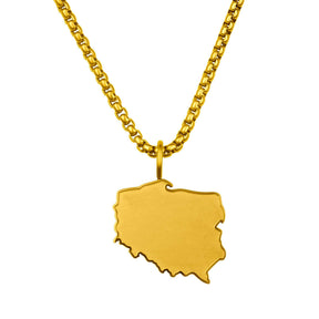 Polen Landkartenkette Matt | Herren