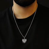 Polen Wappen Kette Herren am Model