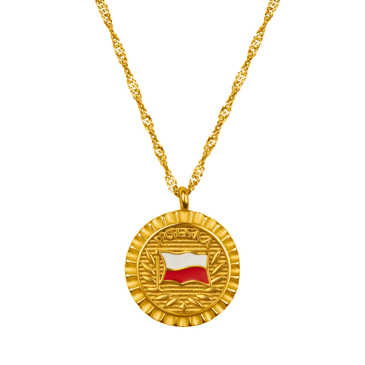 Polen Flaggen Kette | Damen