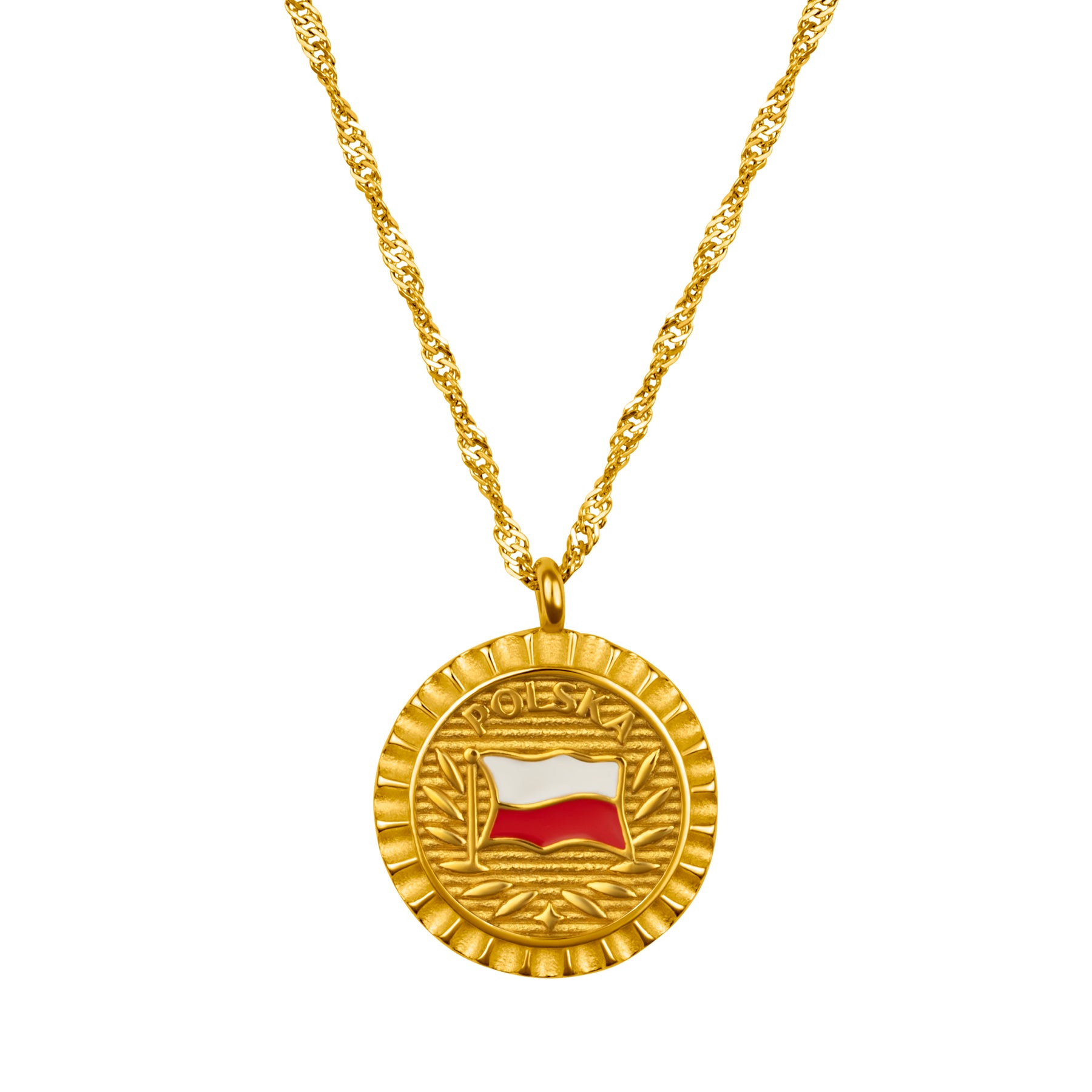 Polen Flaggen Kette | Damen