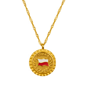 Polen Flaggen Kette | Damen