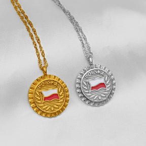 Polen Flaggen Kette | Damen