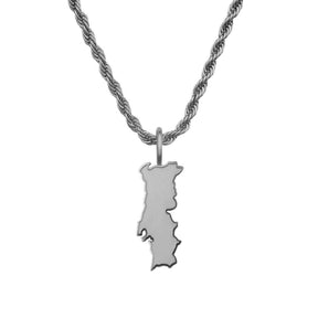 Portugal Landkartenkette Matt | Herren