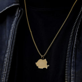 Rumänien Landkartenkette Matt | Herren