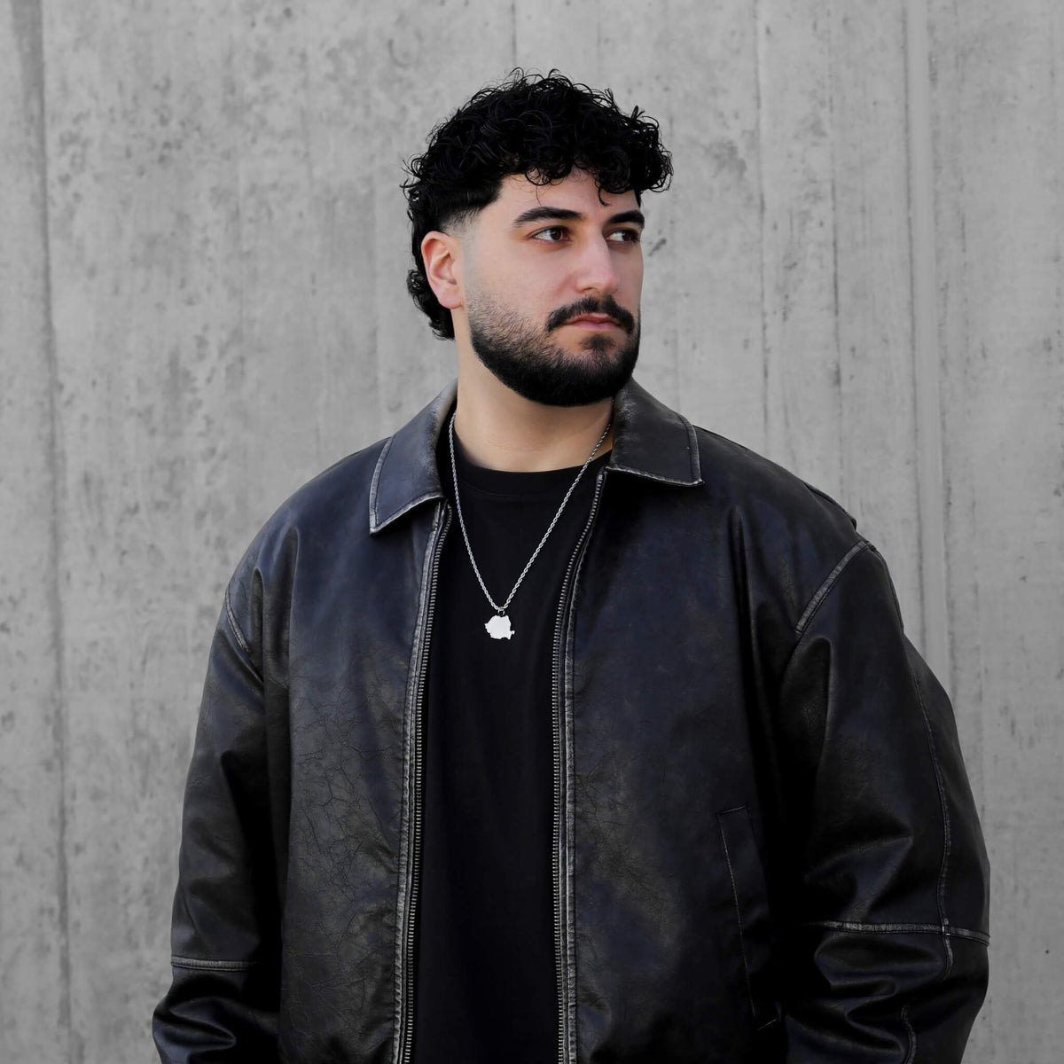 Rumänien Landkartenkette Matt | Herren