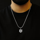 Rumänien Wappen Kette Herren am Model