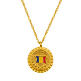 Romania Flag Necklace | Women