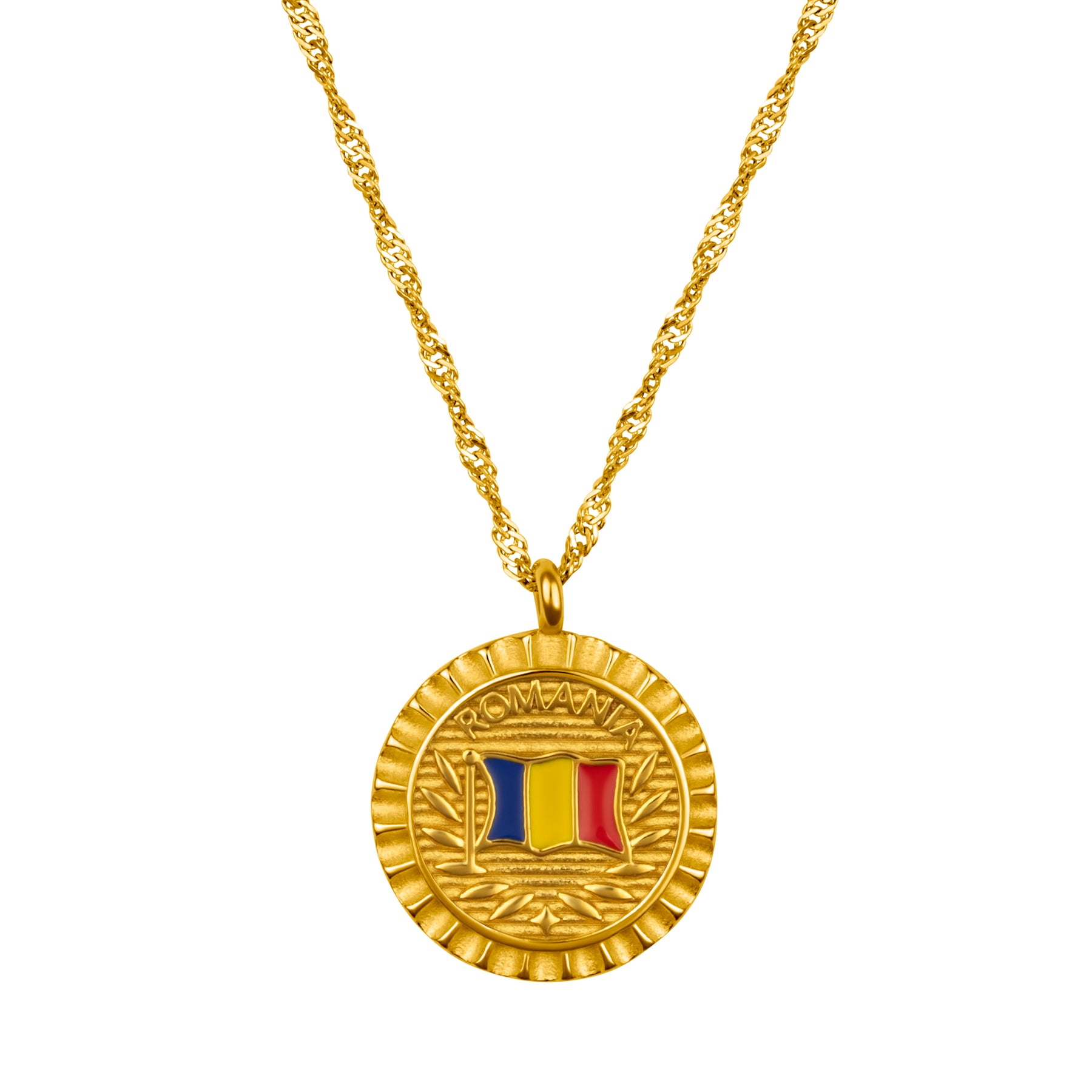 Romania Flag Necklace | Women