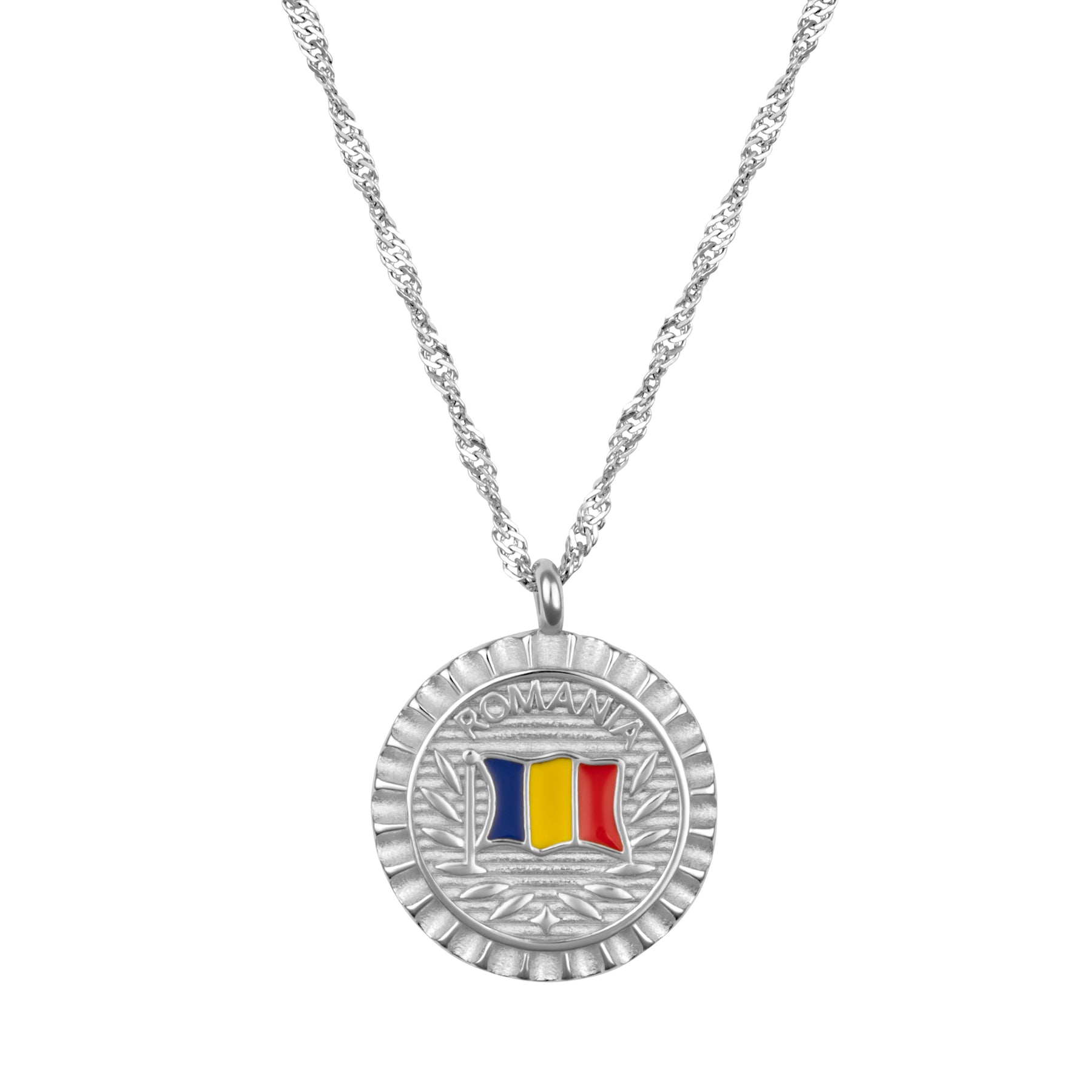 Romania Flag Necklace | Women