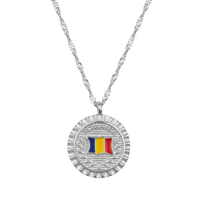 Romania Flag Necklace | Women