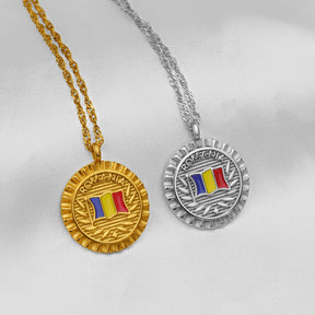 Romania Flag Necklace | Women