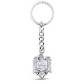 Romania Emblem Key Ring Silver Stainless Steel | d'origine