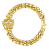 Russland Wappen Armband Herren Gold vergoldet | d'origine